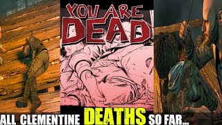 All Clementine Deaths In The Intro Sequence Of The Walking Dead Final Season Episode 4 2019 [upl. by Eydnarb924]