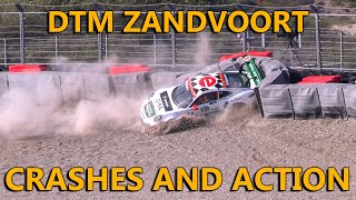 DTM  Porsche and FRACA Zandvoort  Crashes and Action 2024 [upl. by Matta]