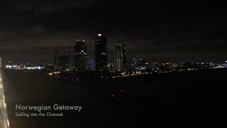 Norwegian Getaway day 8  Miami  December 17th 2017 4K Part 1 [upl. by Katy]