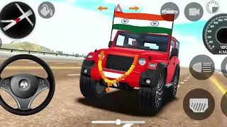 Dollar Song Modified 😈 Mahindra yellow Thar  Indian Car Simulator 3D  Car Game 3D Redfarmas [upl. by Morris532]