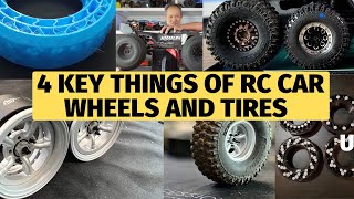 4 must know rc crawler wheel and tire facts  how to buy best rc car tires and wheels [upl. by Amek]