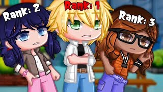 Class Ranking ✨ Miraculous Ladybug「 Gacha Life 2 」 [upl. by Les]