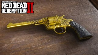 RED DEAD REDEMPTION 2  DOUBLEACTION REVOLVER GUNSLINGER Weapons Customization amp Showcase [upl. by Osnola]