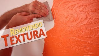 COMO REMOVER A TEXTURA DA PAREDE  REFORMA DA OFICINA EP02 [upl. by Grube355]