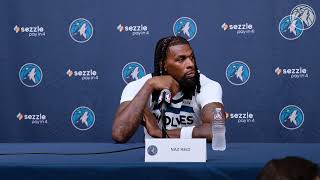 Naz Reid 2024 Wolves Media Day Press Conference  093024 [upl. by Docile]