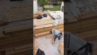 construction workinstalling ceiling joists losangeles california [upl. by Laurita]