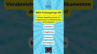 📚 MFA Prüfungsvorbereitung  Prüfungsfrage 51 [upl. by Margareta]