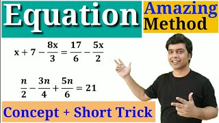 Equations Trick  How to solve equation easily  imran sir maths [upl. by Nemsaj]