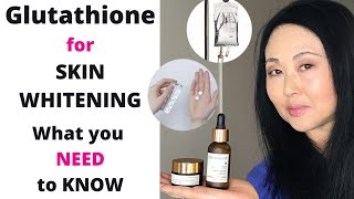 Glutathione for Skin Whitening What you NEED to KNOW [upl. by Eimoan]