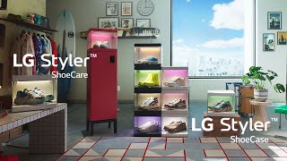 LG at CES 2023  LG Styler™ ShoeCare amp LG Styler™ ShoeCase  LG [upl. by Maice]