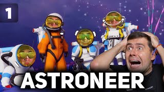 Амвэй и Хруст спасают вселенную 🚀 Astroneer PC 2016 1 [upl. by Ailssa]