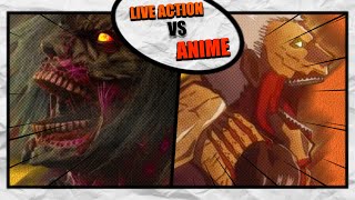 AOT Opening  Live Action VS Anime [upl. by Iseabal929]