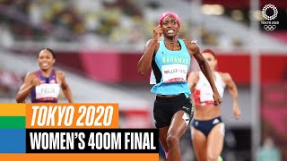 🏃‍♀️ Womens 400m final  Tokyo Replays [upl. by Orecic]