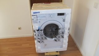 Beko WMB Waschmaschine  washing machine unboxing [upl. by Royden]