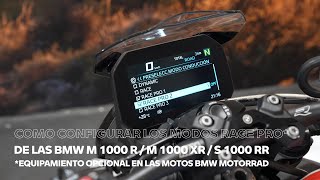 Cómo configurar los modos de conducción Race Pro de BMW Motorrad [upl. by Alidia]