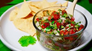 SALSA PICO DE GALLO BUENÍSIMO CON UN TOQUE DIFERENTE [upl. by Siloam]