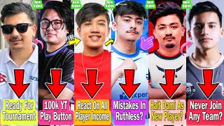 4k Esp Debut amp Jersey🔥Killer Reply Hyozu React Nepali Player Income🤑Ninja 100k Button T2k amp Hait [upl. by Avuha167]