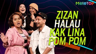 Zizan halau Kak Lina keluar  MeleTOP  Ernie Zakri Datuk Syafinaz  Nabil Ahmad [upl. by Venditti]