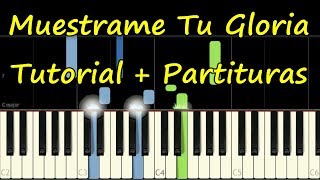 MUESTRAME TU GLORIA PIANO Jotta A  Tutorial Cover Facil  Partitura PDF Sheet Music Easy Midi [upl. by Reilamag218]