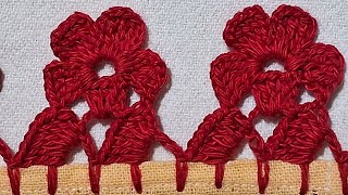 Bico de crochê para mantas de bebê  barrado para imiciantesCanalcrocheparainiciantes [upl. by Cicero]