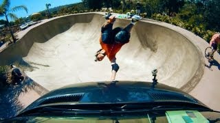 GoPro HD Skateboarding Bucky Laseks Backyard Bowl [upl. by Thormora]