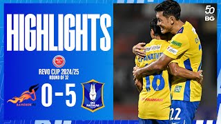 HIGHLIGHTS  BANGKOK FC 0  5 BG PATHUM UNITED  REVO CUP 202425 ROUND OF 32 [upl. by Arriec389]