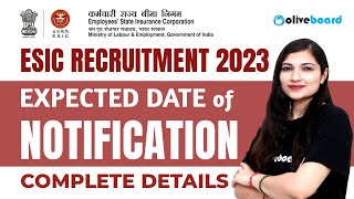 ESIC Recruitment Expected Date 2023  ESIC MTS Clerk LDC UDC SSO  Posts Syllabus Salary Age [upl. by Eldredge544]