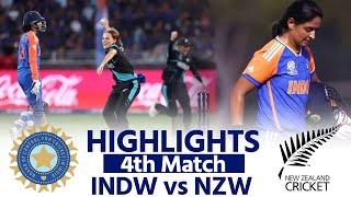 India W v New Zealand W Highlights ICC Womens T20 World Cup Highlights  IND W vs NZ W Highlights [upl. by Bronez]