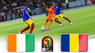 🔴COTE DIVOIRE vs CHAD LIVE 19112024 ⚽ CAF AFRICA CUP 2025 QUALIFICATIONS ⚽ FOOTBALL GAMEPLAY HD [upl. by Iden]