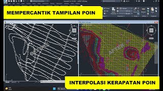 Interpolasi Kerapatan Point di Autocad [upl. by Eliott384]