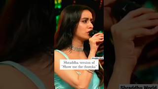 Shraddha Kapoor singing Show Me The Thumka song on the set of Indian idol♥️shraddhakapoor [upl. by Angelia]