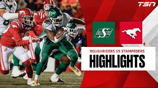 CFL WEEK 16 Calgary Stampeders vs Saskatchewan Roughriders FULL HIGHLIGHTS [upl. by Giusto305]