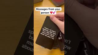 Messages from your person ❤️💕tarot tarotreading shorts messagesfromyourperson [upl. by Allerim]