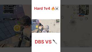 Hardest 1v4 🔥💀  DBS vs kniaf bgmi pubgmobile pubg BattlegroundsMobileIN [upl. by Roderica]