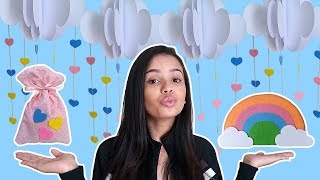 DIY 3 Ideias para Festa de Aniversário com o Tema Chuva de Amor [upl. by Attela]