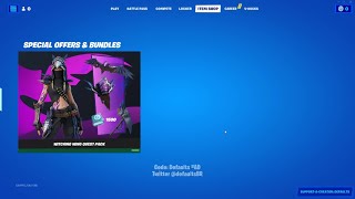 LEAKED WITCHING WING QUEST PACK FORTNITE ITEM SHOP [upl. by Annagroeg]