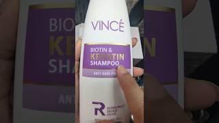 Vince Care Biotin amp keratin Shampoo hairfall vince biotinforhair karatin vinceshampoofypシ [upl. by Wei]