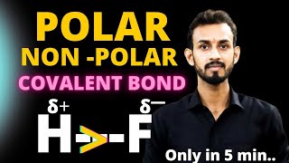 Polar and NonPolar covalent bonds  Trick to identify polar and nonpolar molecules [upl. by Adnor262]