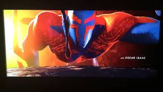 SpiderMan Across The SpiderVerse End Credits English Audio Description [upl. by Sunda]