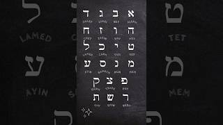 Learn Hebrew AlephBet In One Minute shorts hebrew [upl. by Analart]