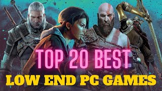 TOP 20 Games For Low Spec  Best low end pc games [upl. by Rediah]