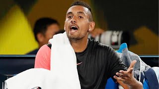 Kyrgios WTF Moments Dans Le Tennis [upl. by Zephan390]