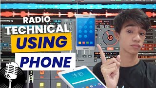 Radio Broadcasting Technical USING PHONE Virtual DJ Tutorial [upl. by Boyt29]