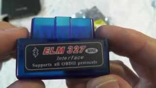 Из Китая посылка №8 ELM327 mini Interface all OBD2 [upl. by Uahsoj]