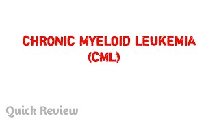 CHRONIC MYELOID LEUKEMIA  pathologyCML Easy explaination Hindi [upl. by Valera]