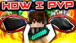 How I PvP in Minecraft Keyboard amp Mouse Cam [upl. by Klement239]