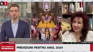 Carmen Harra  Previziuni politice  B1 TV România  1 martie 2024 [upl. by Pravit523]