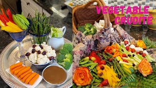 Crudités Three Ways  AMAZING Party Platters [upl. by Ietta928]