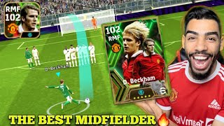 BECKHAM 102 GAMEPLAY REVIEW 🚀 THE BEST MIDFIELDER IN EFOOTBALL 24 MOBILE [upl. by Hawley]