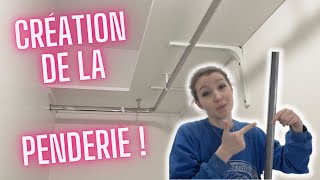 Aménager un petit dressing  cagibi sur mesure DIY  Création de lespace penderie [upl. by Julietta552]